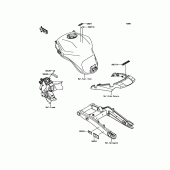 Схема вузла: Інформаційні наклейки для Kawasaki KLZ1000 Versys 1000 LT