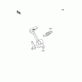 Схема узла: Лапка тормоза для Kawasaki ZX1100 GPZ1100