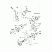 Схема вузла: Crankshaft(a2/a3) для Kawasaki VN1600 Vulcan 1600 Classic