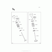 Схема вузла: Клапан для Kawasaki ZX1000 Ninja ZX-10R