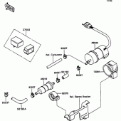 Схема вузла: Fuel pump для Kawasaki ZX750 ZXR750