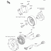 Схема вузла: Генератори для Kawasaki ZX1400 ZZR1400 ABS