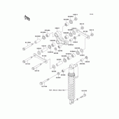 Схема узла: Подвеска для Kawasaki KX125
