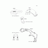 Схема вузла: Decals(gray)(white)(acf) для Kawasaki KLZ1000 Versys 1000