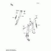 Схема вузла: Підставка для Kawasaki ZX600 Ninja 600R