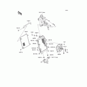 Схема вузла: Радіатор для Kawasaki VN1700 Vulcan 1700 Nomad