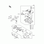 Схема вузла: Задній ліхтар (Стоп сигнал) для Kawasaki KLX250 KLX250