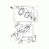Схема вузла: Фара для Kawasaki ZR750 Zephyr