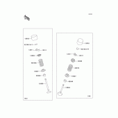 Схема узла: Клапан(ы) для Kawasaki ZX636 Ninja ZX-6R