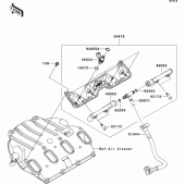Схема узла: Top feed injecter для Kawasaki ZX1000 Ninja ZX-10R