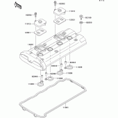 Схема вузла: Клапанна кришка Kawasaki ZR1200 ZRX1200