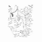 Схема узла: Радиатор (1/2) для Kawasaki ZX900 Ninja ZX-9R