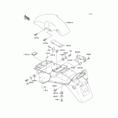 Схема узла: Крыло для Kawasaki ZX1100 GPZ1100
