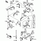 Схема вузла: Ignition switch(1/2) для Kawasaki EN500 Vulcan 500
