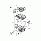 Схема вузла: Картер двигуна для Kawasaki EX250 Ninja 250