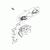 Схема вузла: Meter(s) для Kawasaki EX300 Ninja 300