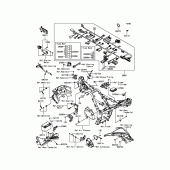 Схема вузла: Електроустаткування для Kawasaki EX300 Ninja 300 ABS