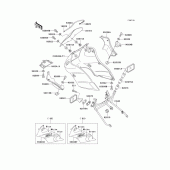 Схема вузла: Cowling(1/2)(ex500-a7) для Kawasaki EX500 GPZ500