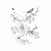 Схема вузла: Поворотники для Kawasaki VN900 Vulcan 900 Classic