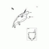 Схема вузла: Аксесуари для Kawasaki KX250/ KX252 KX250F