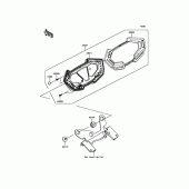 Схема вузла: Meter(s) для Kawasaki ZR800 Z800 ABS