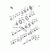 Схема вузла: Balancer для Kawasaki ZX900 GPZ900R