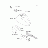 Схема узла: Информационные наклейки для Kawasaki VN1500 Vulcan 1500 Classic