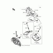 Схема вузла: Ignition System для Kawasaki VN1700 Vulcan 1700 Voyager ABS