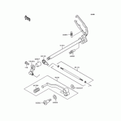 Схема вузла: Перемикач передач для Kawasaki EX250 ZZR250