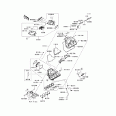 Схема узла: Air cleaner(1/2) для Kawasaki ZX1000 Ninja ZX-10R