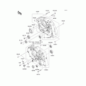 Схема узла: Картер двигателя для Kawasaki KLX140 KLX140L