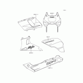 Схема вузла: Decals(green)(zx600-e4) для Kawasaki ZX600 Ninja ZX-6