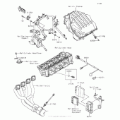 Схема вузла: Fuel Injection для Kawasaki KLZ1000 Versys 1000 LT