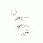 Схема узла: Decals (Aef) для Kawasaki KLX140 KLX140