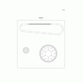 Схема вузла: Chain kit для Kawasaki ZX900 Ninja ZX-9R