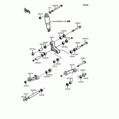 Схема вузла: Задня підвіска для Kawasaki ZX900 GPZ900R