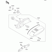 Схема узла: Taillight(s) для Kawasaki ER500 ER-5
