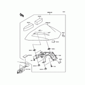 Схема вузла: Аксесуар (Single Sheet Cover) для Kawasaki EX400 Ninja 400R ABS