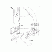 Схема вузла: Крило для Kawasaki EJ650 W650