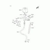 Схема узла: Измерительный прибор для Kawasaki KLX400 KLX400R