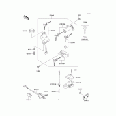 Схема вузла: Замок запалювання для Kawasaki ER500 ER-5