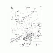 Схема вузла: Throttle для Kawasaki ZR750 Z750S