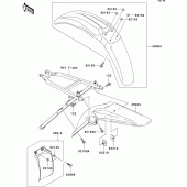 Схема вузла: Крило для Kawasaki KX250/ KX252 KX250F