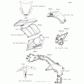 Схема вузла: Decals(Gray)(Mff) для Kawasaki ZX1000 Ninja 1000 ABS