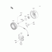 Схема узла: Генератор для Kawasaki VN1500 Vulcan 1500 Classic