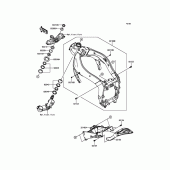 Схема вузла: Рама для Kawasaki ZX600 Ninja ZX-6R