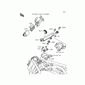 Схема вузла: Steering Damper для Kawasaki ZX1000 Ninja H2R