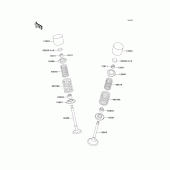 Схема вузла: Клапан для Kawasaki ZR750 ZR-7