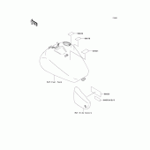 Схема вузла: Інформаційні наклейки для Kawasaki VN1500 VN1500 Classic FI