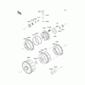 Схема вузла: Зчеплення для Kawasaki KX100